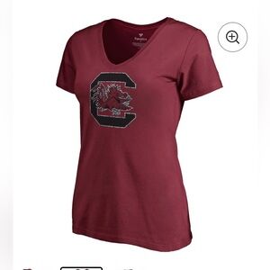 South Carolina Gamecocks women’s V-Neck T-Shirt with Logo